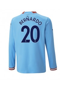 Fotbalové Dres Manchester City Bernardo Silva #20 Domácí Oblečení 2022-23 Dlouhý Rukáv